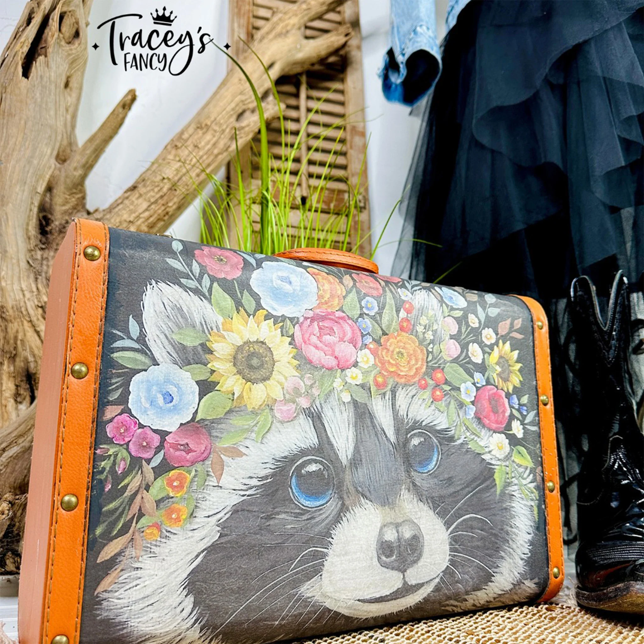 Belles & Whistles - Clever Raccoon Decoupage Paper (A2 Size) - Image 3