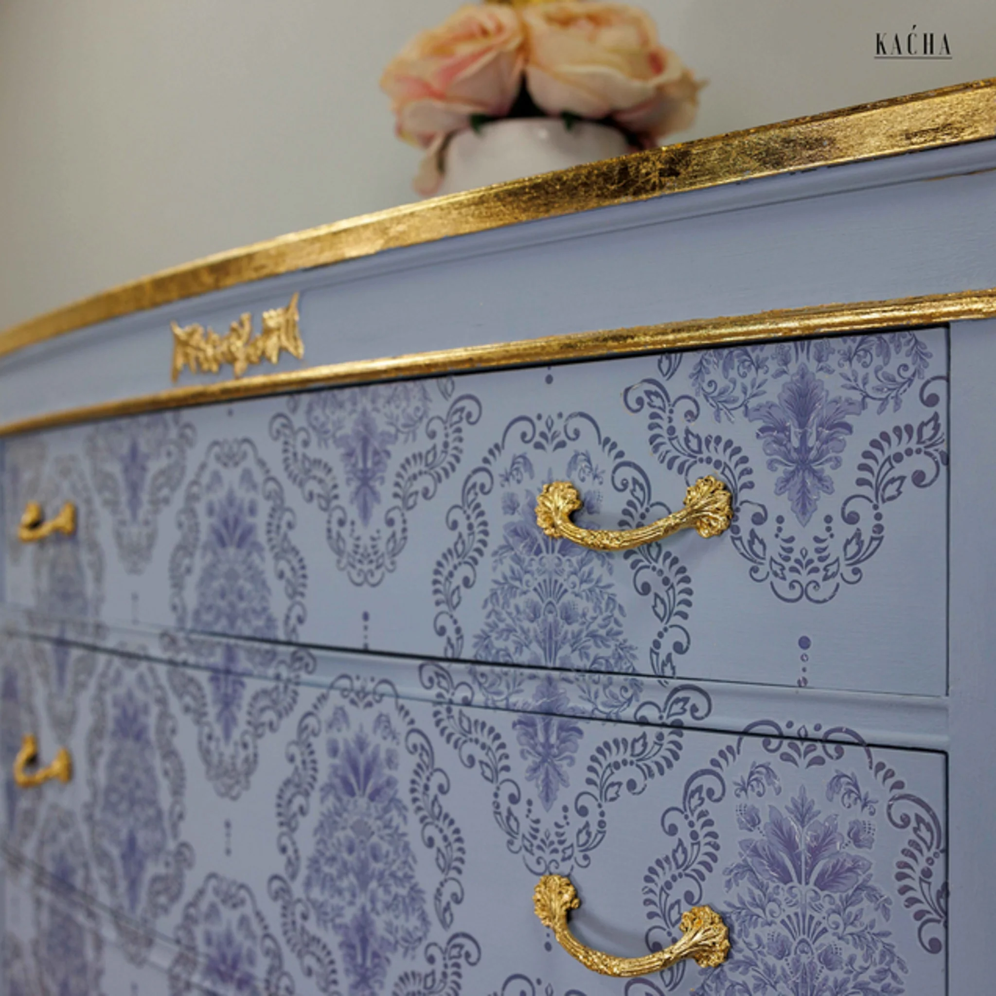 ReDesign with Prima - Dana Damask by KACHA Furniture Transfer (24x35 Size) - Image 8