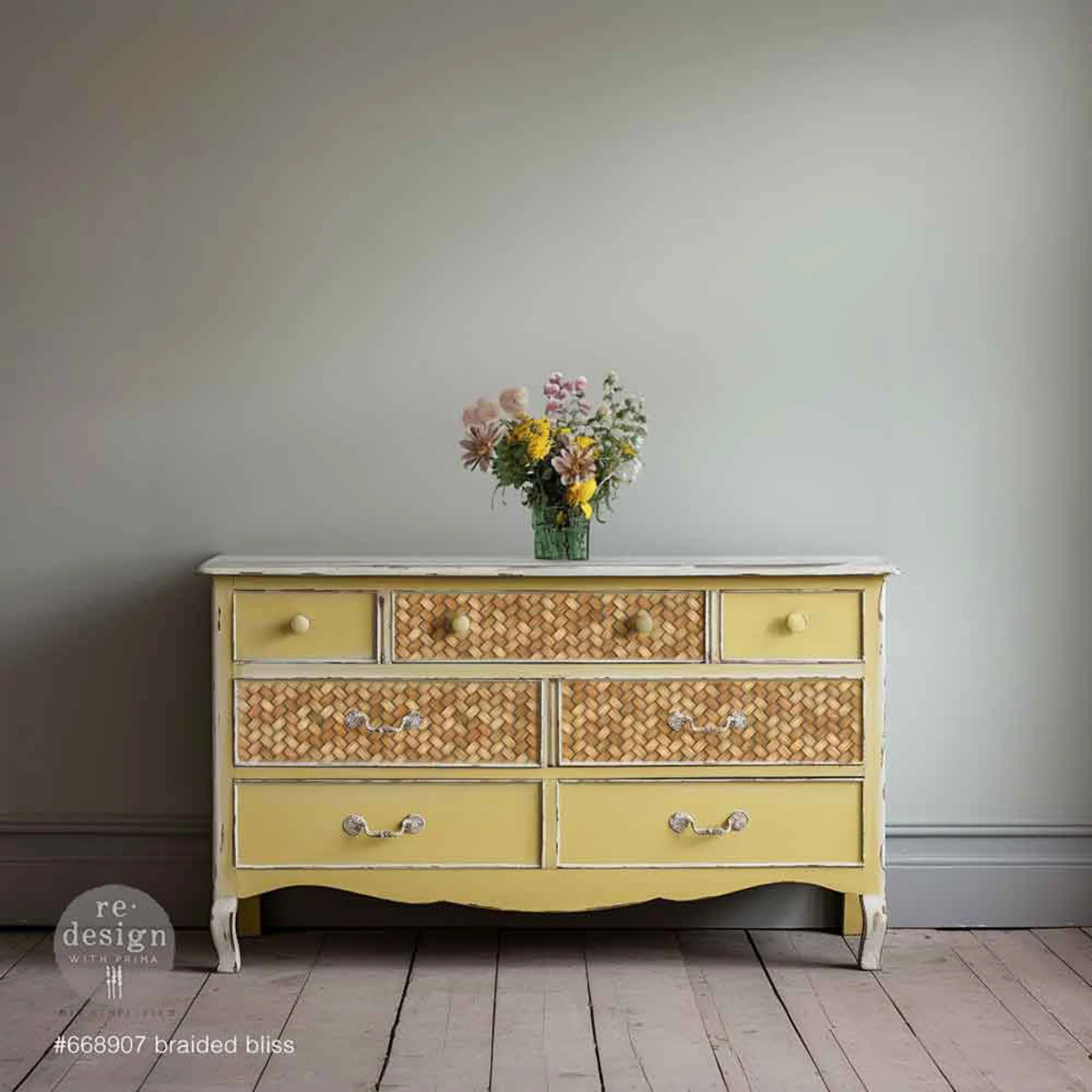 ReDesign with Prima - Braided Bliss Decoupage Paper (A1 Size) - Image 5