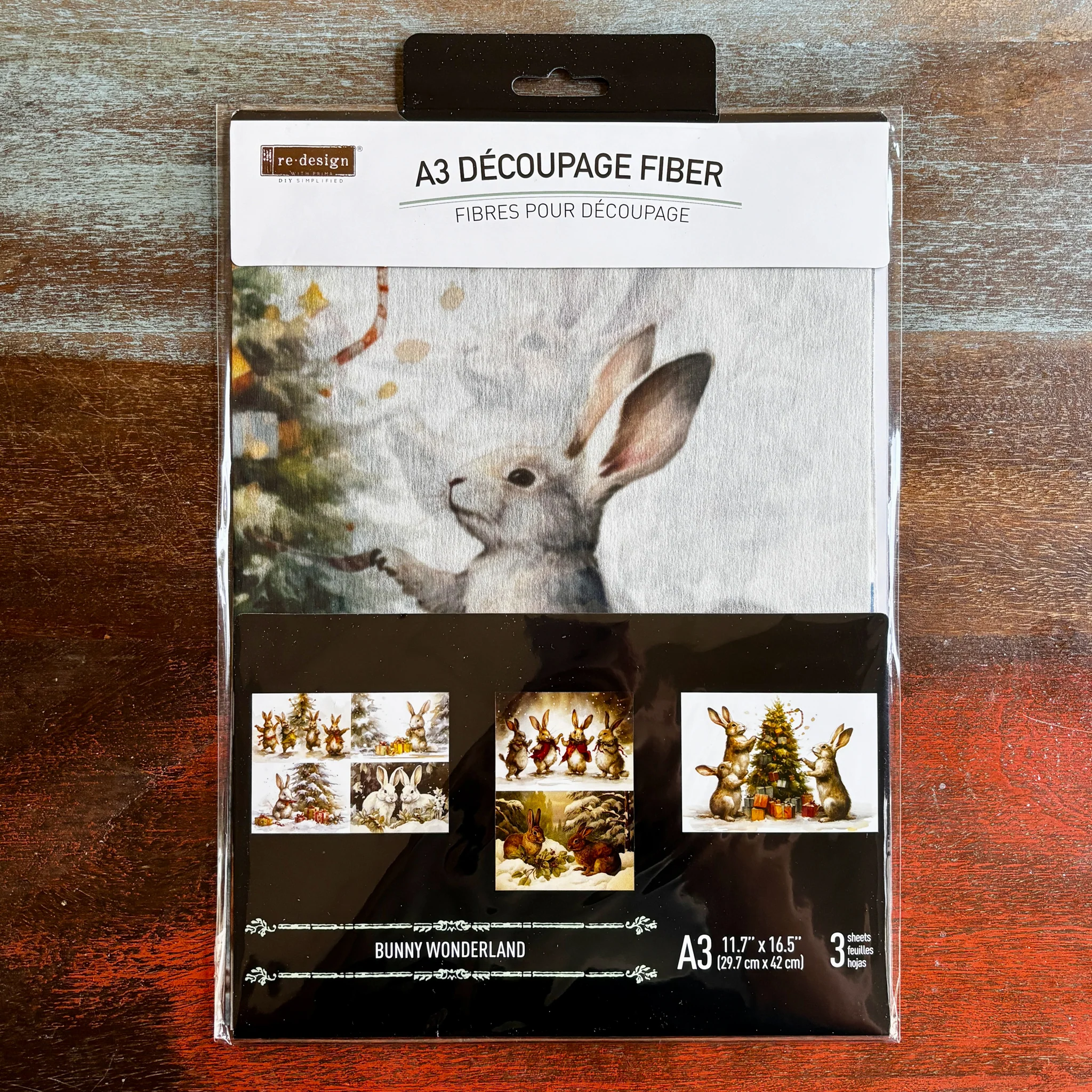 ReDesign with Prima - Bunny Wonderland Decoupage Papers (3 Sheets, A3 Each) - Image 8