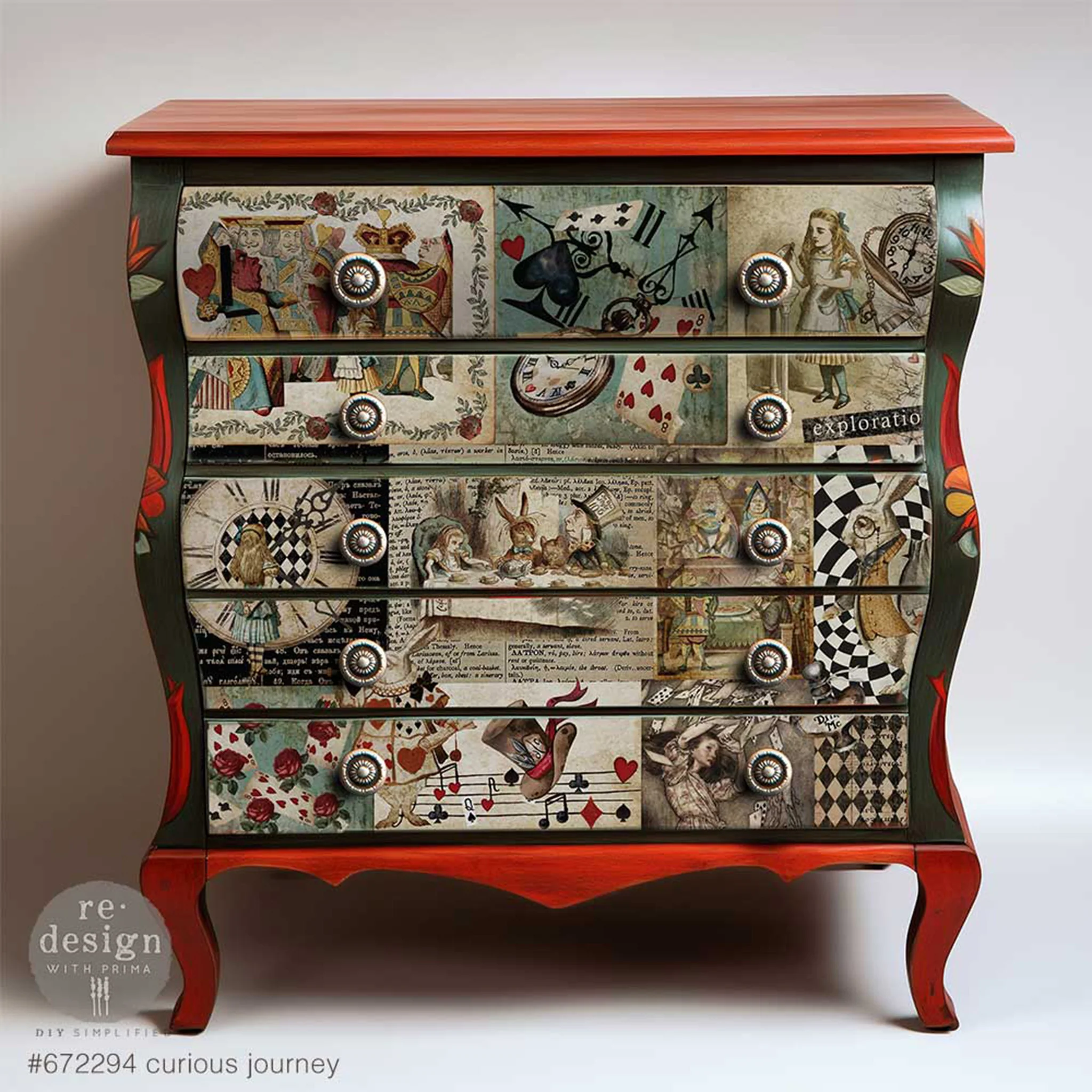 ReDesign with Prima - Curious Journey Decoupage Paper (19.5x30 Size) - Image 4