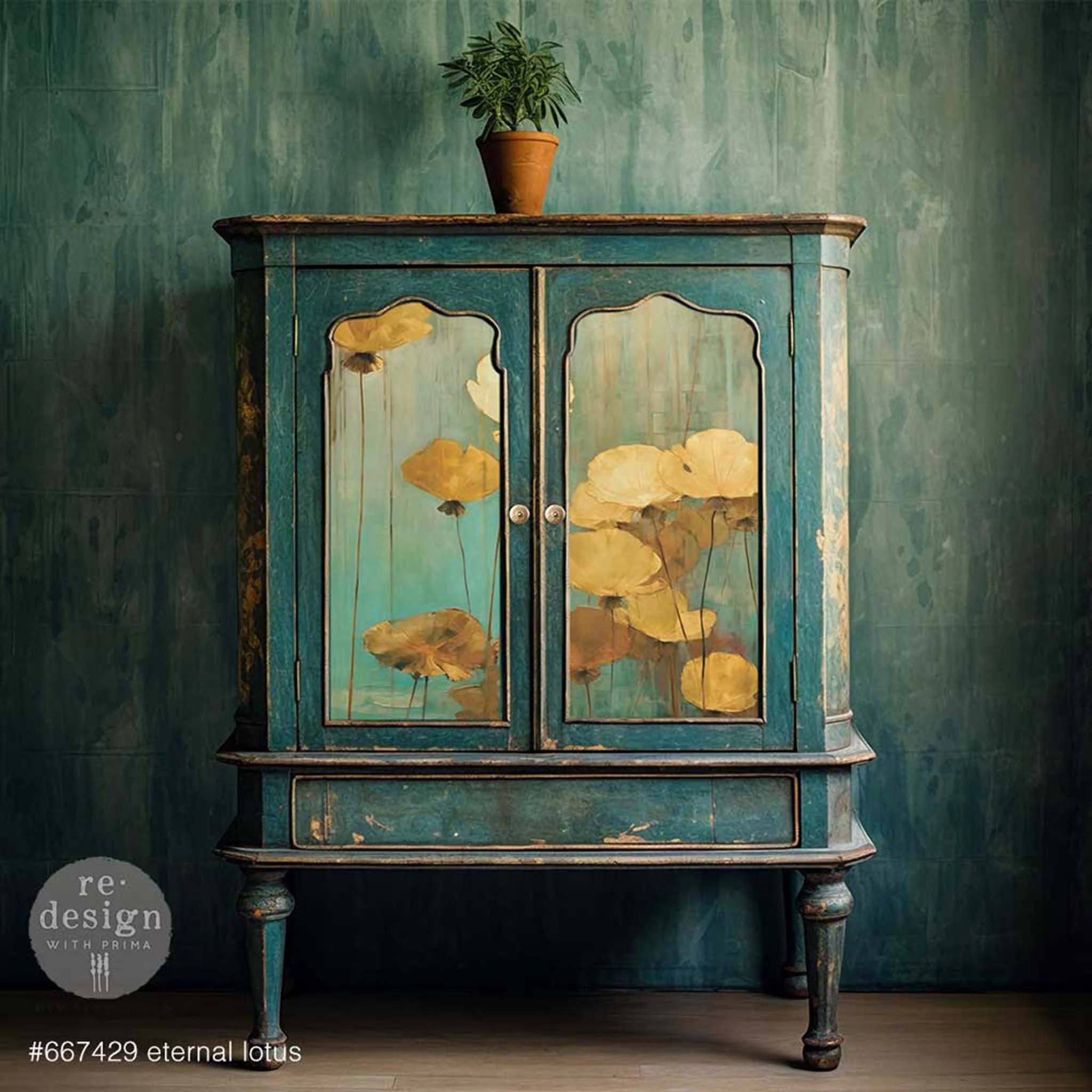 ReDesign with Prima - Eternal Lotus Decoupage Paper (A1 Size) - Image 4