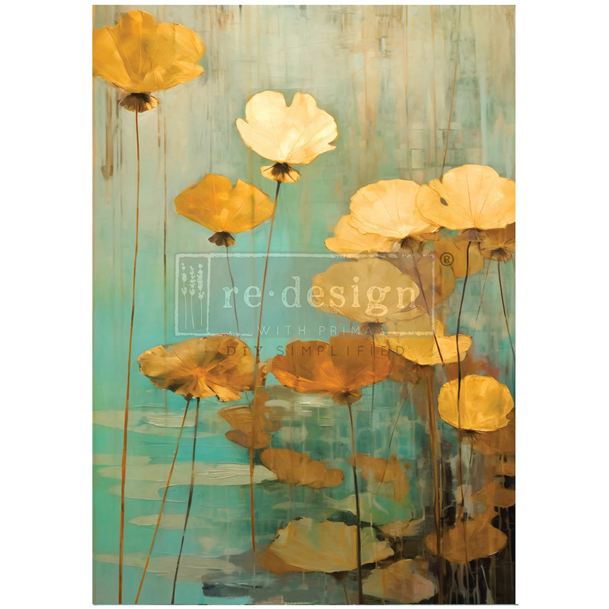 ReDesign with Prima - Eternal Lotus Decoupage Paper (A1 Size) - Image 5