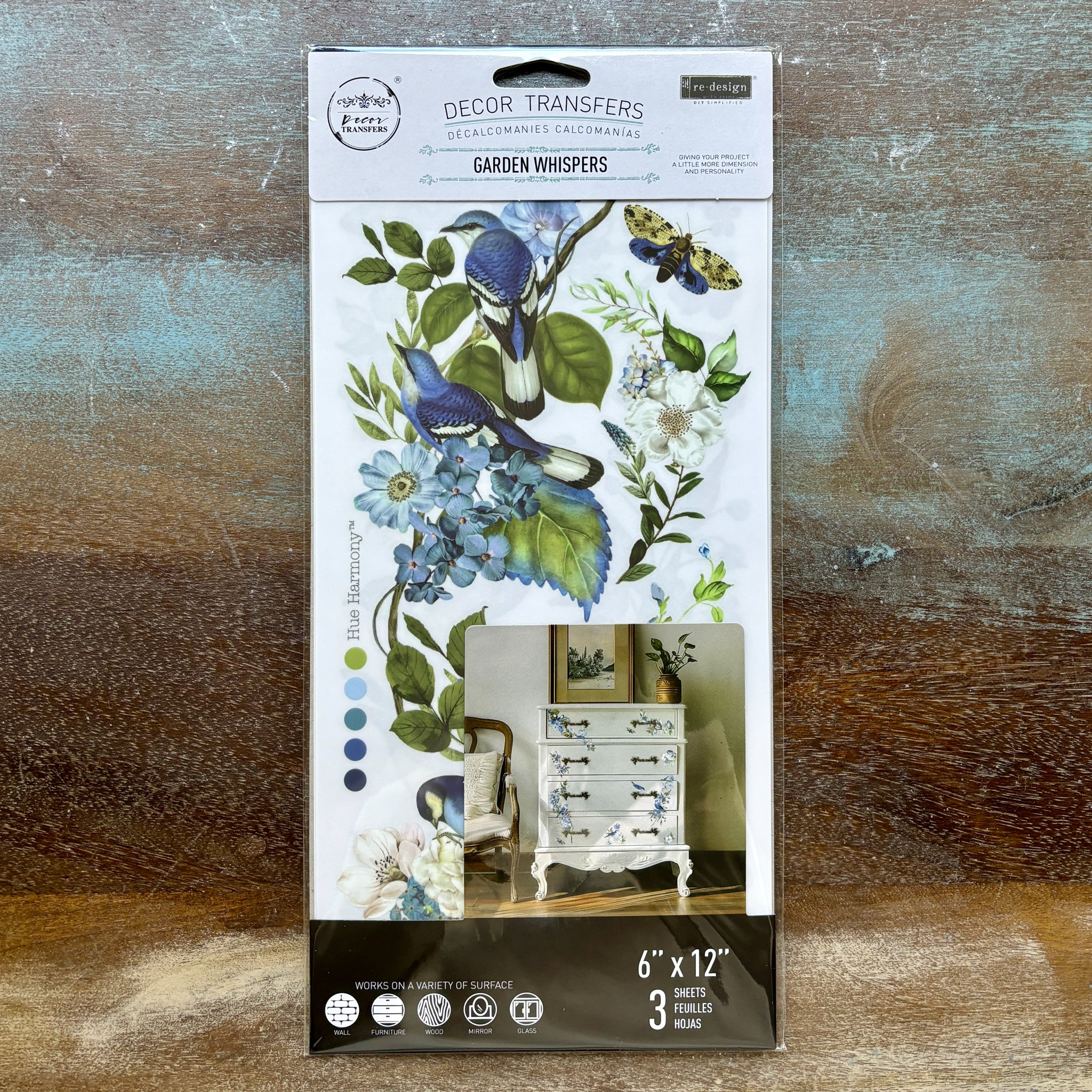 ReDesign with Prima - Garden Whispers Furniture Transfers (3 Sheets, 6x12 Each) - Image 4