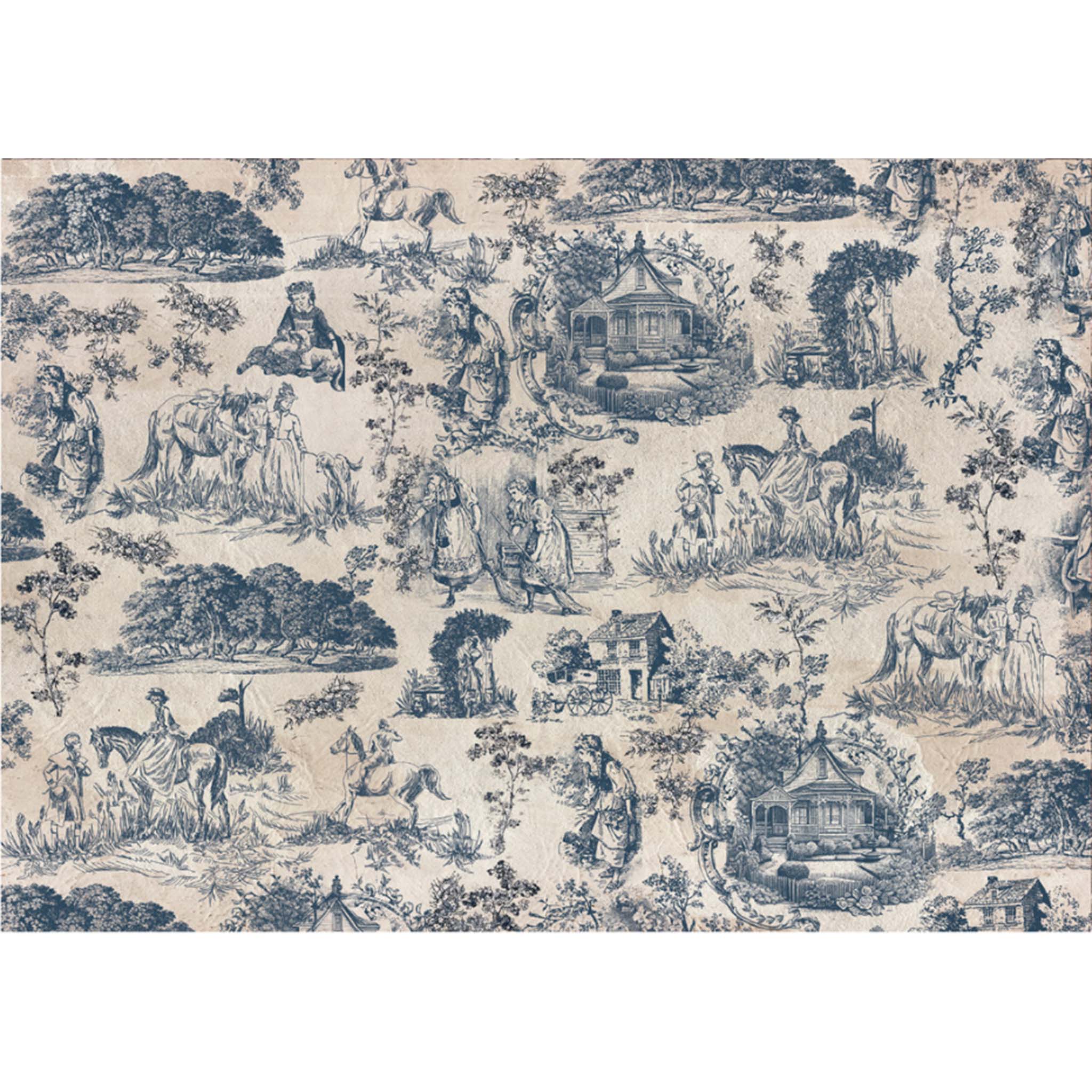 ReDesign with Prima - Kacha Toile de Jouy Decoupage Paper (A1 Size) - Image 3