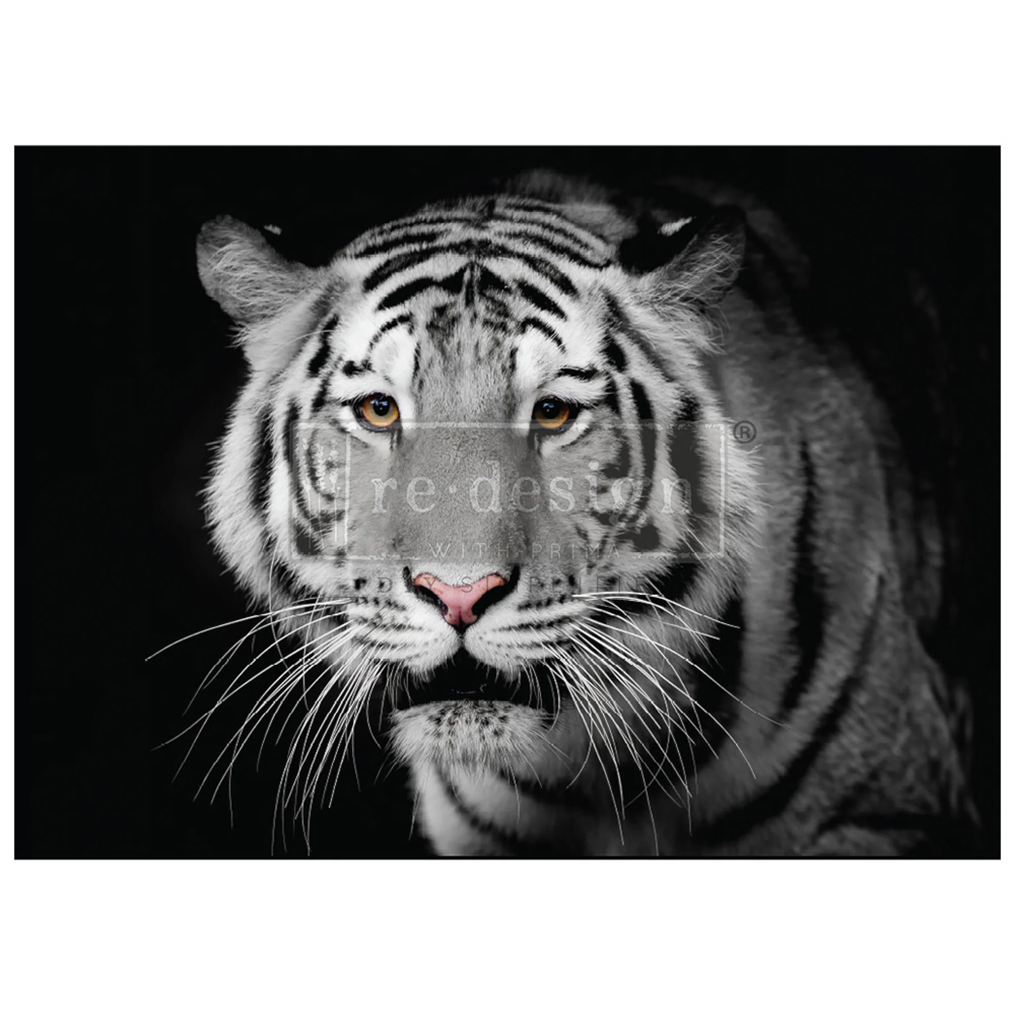 ReDesign with Prima - Monochrome Majesty Decoupage Paper (A1 Size) - Image 3
