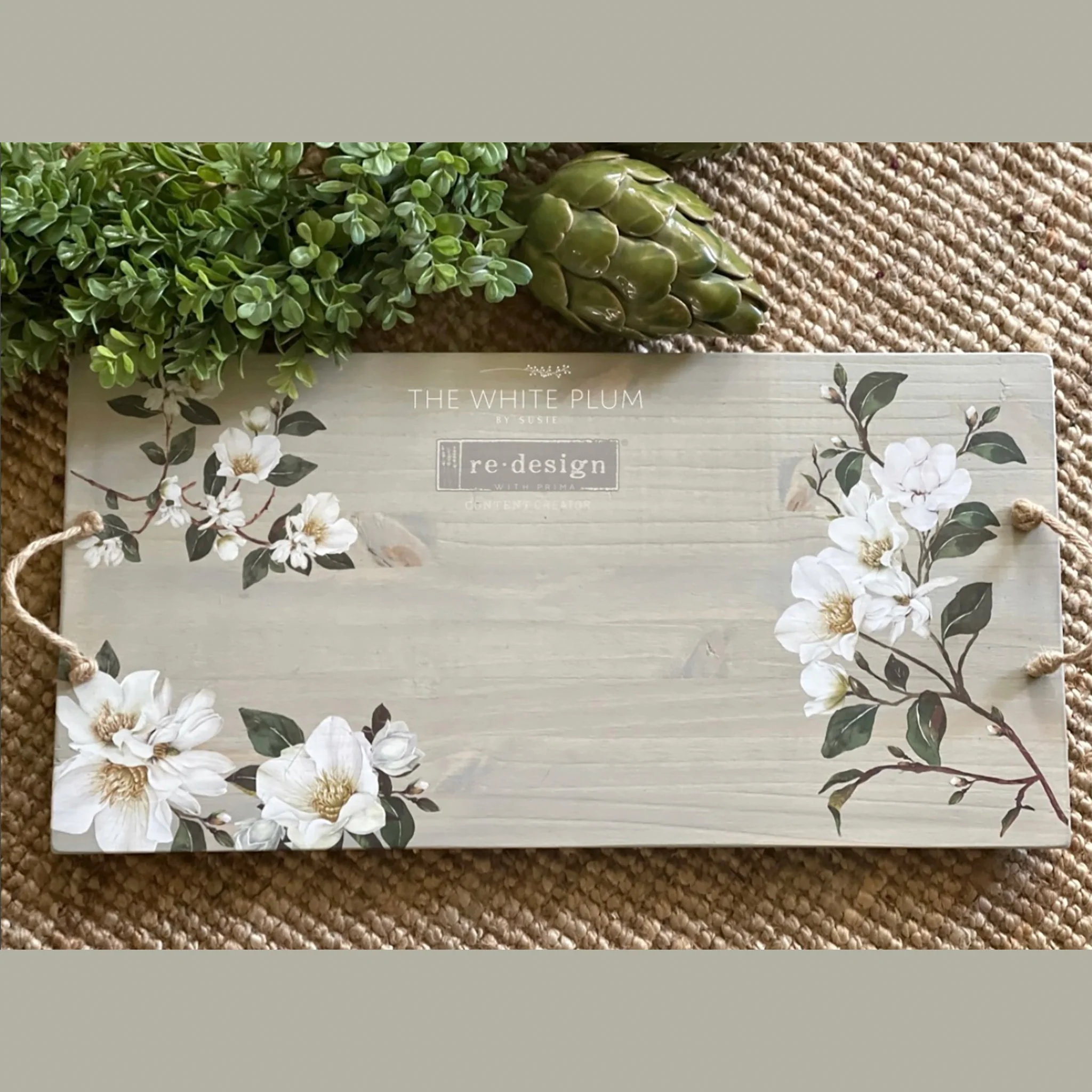 ReDesign with Prima - White Magnolia Furniture Transfers (3 Sheets, 6x12 Each) - Image 14
