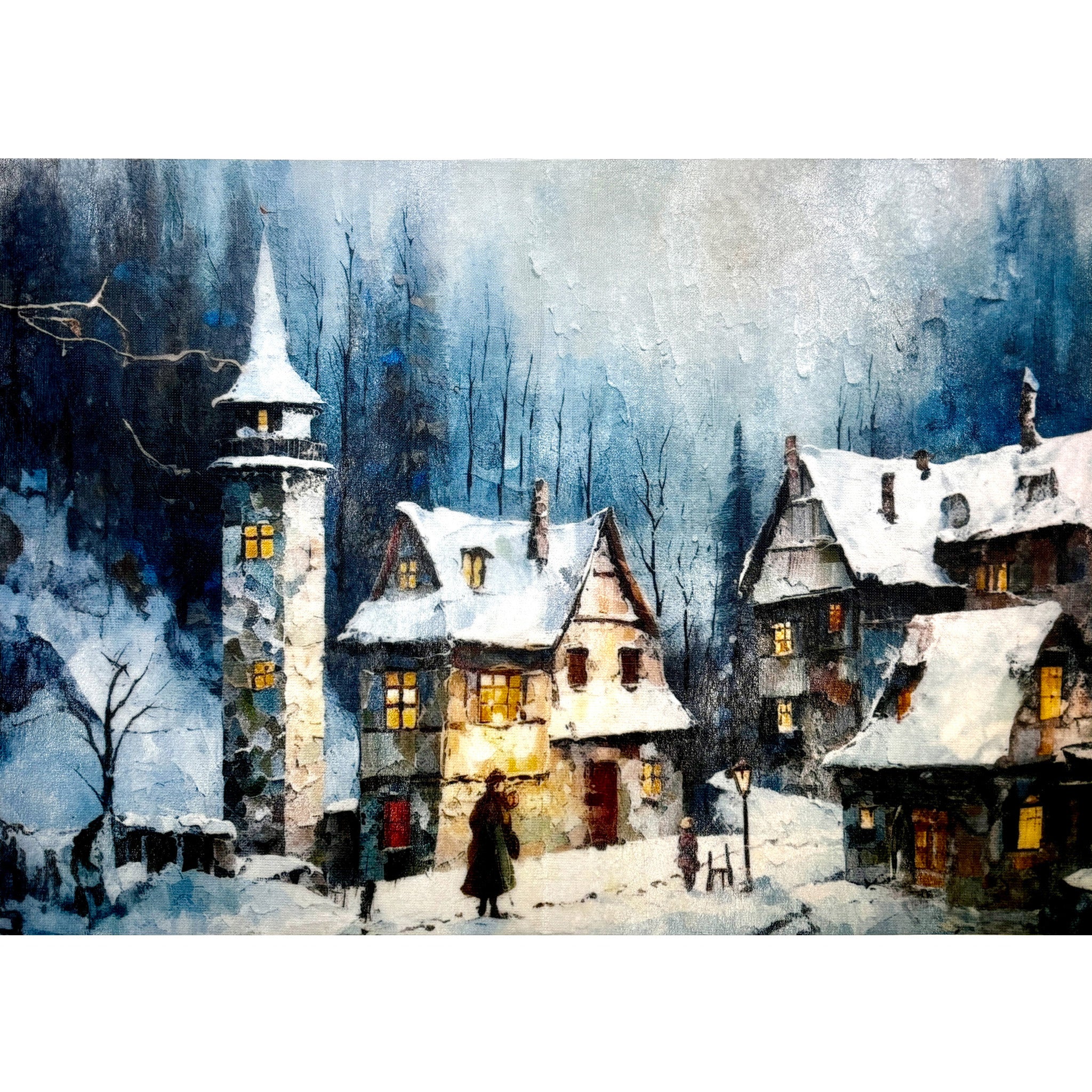 ReDesign with Prima - Snowy Twilight Decoupage Papers (3 Sheets, A3 Each) - Image 3
